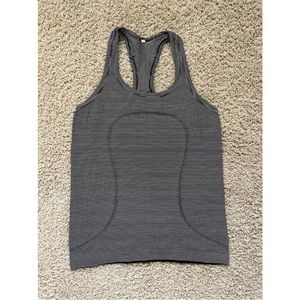 Black/white striped Lululemon tank size 10